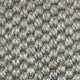 Thick, looped grey sisal fibers with a rustic granite texture, highlighting premium craftsmanship and lasting quality.