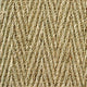 Detailed view of finely woven, textured beige seagrass in a distinct herringbone pattern, highlighting natural fibre craftsmanship.