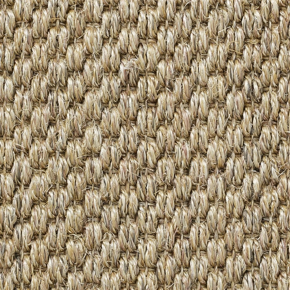 Textured loops of natural quartz-hued sisal woven in a refined, durable pattern, highlighting artisanal craftsmanship.