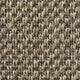 Detailed view of tan and brown sisal fibers in a refined basketweave, highlighting natural texture and artisanal quality.