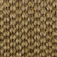 Textured brown sisal rug with a heavy, rustic grid pattern and natural fibers, showcasing quality craftsmanship and durability.