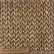Detailed view of a finely woven herringbone maple mat, highlighting natural abaca fibers and refined craftsmanship.