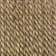 Diagonal weave of thick, twisted natural fibres in warm wheat tones, highlighting refined texture and artisanal craftsmanship.